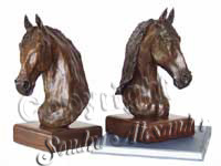 Bronze Book Ends